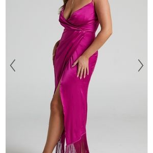 Showpo Rholie Assymetrical dress US size 8